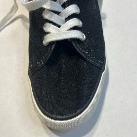 Justfab All Chill Canvas Black and White Sneakers. Good condition almost new. - Picture 3 of 11